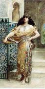 Arab or Arabic people and life. Orientalism oil paintings 557